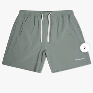 Bamboo Ave Men's Swim Shorts “the Boundless” - Cool Mint, NWT